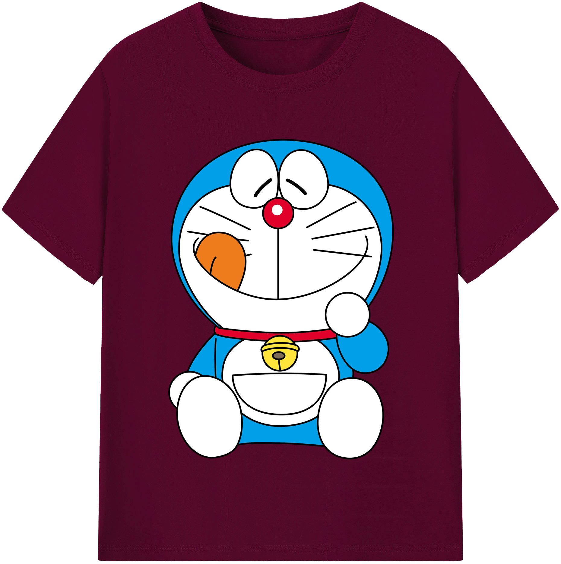 （画像用） ドラえもん Doraemon レディースカジュアルプリントTシャツ（綿100％）